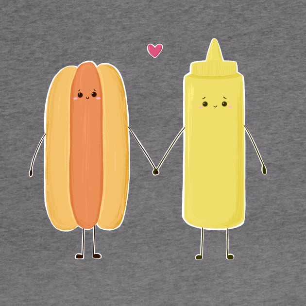 Hot Dog and Mustard Love by Jennisney